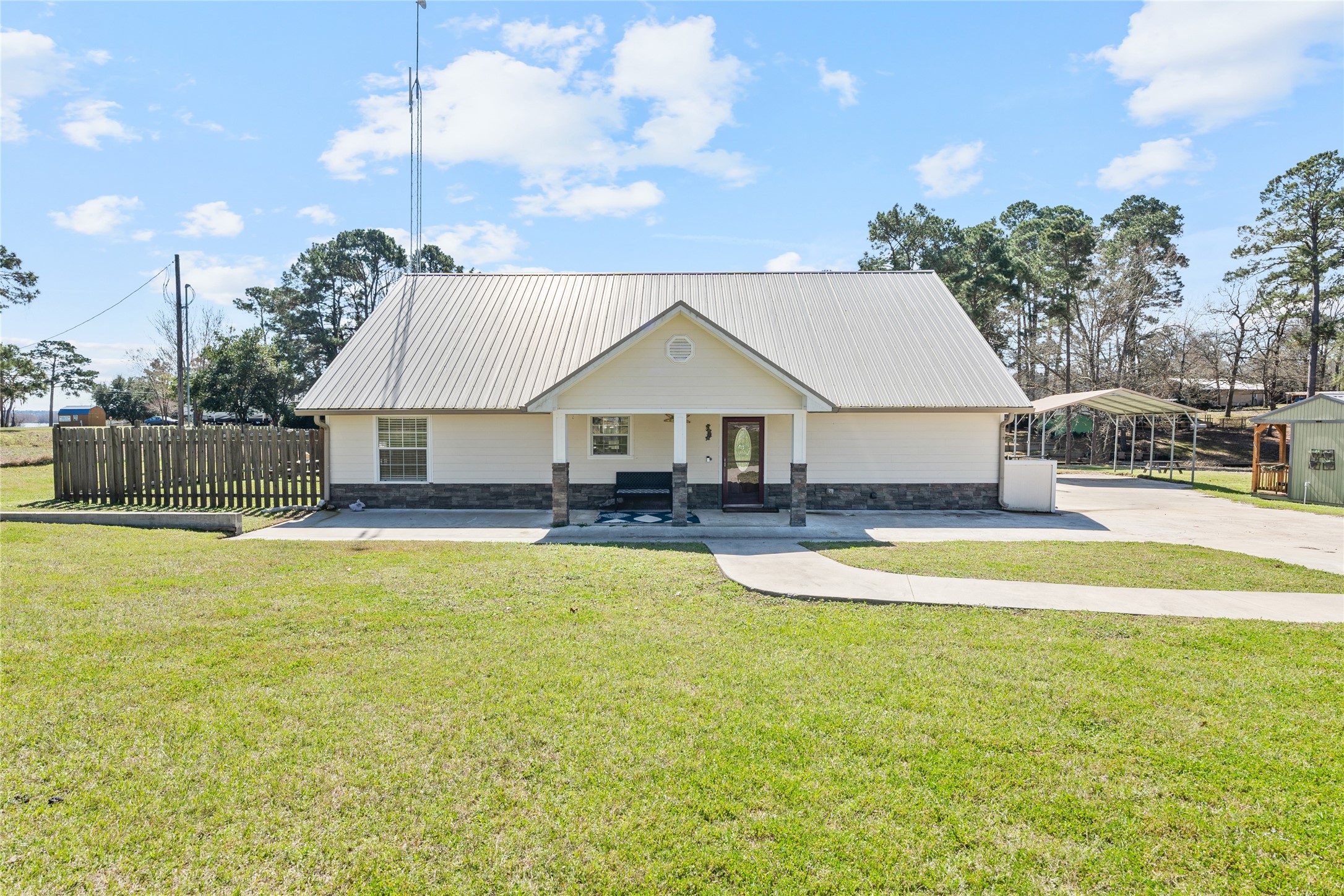 6776 Farm To Market Road 356 Trinity, TX 75862 - Photo 5 of 50 a view of a house with swimming pool and sitting area