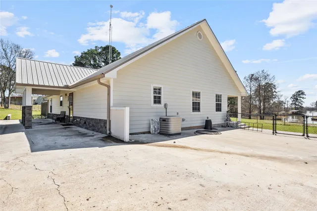 a view of a house with a patio