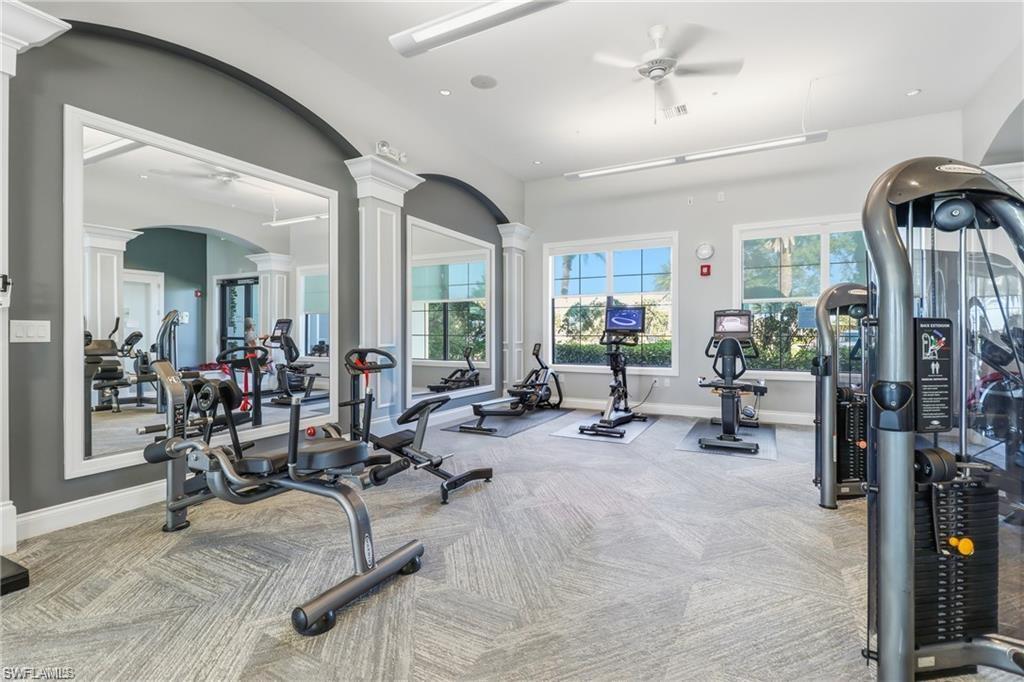 5948 Mayflower Way Ave Maria, FL 34142 - Photo 40 of 48 a view of a room with gym equipment