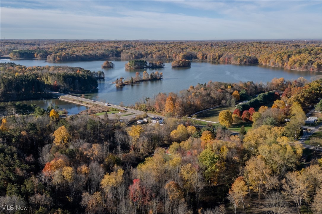 1394 Saxe Road Mogadore, OH 44260 - Photo 5 of 39 Aerial overview of property's location featuring a nearby body of water