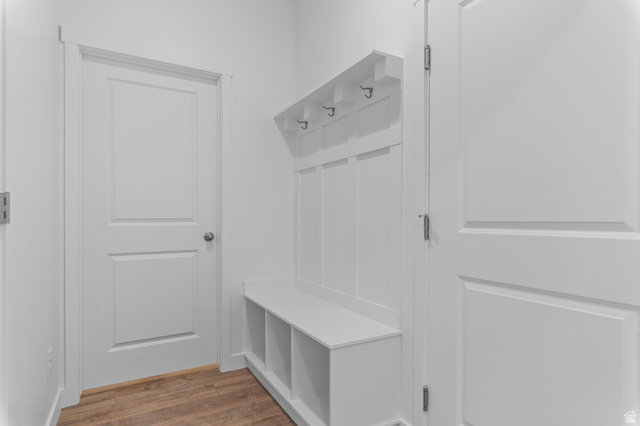 2829 South 710th West, Unit 17 Logan, UT 84321 - Photo 8 of 22 Mudroom featuring dark wood-style floors