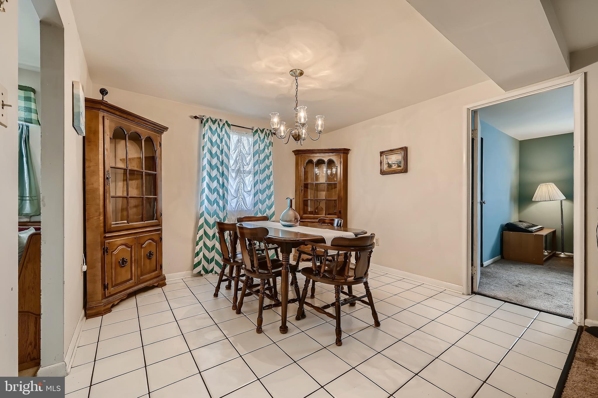 2413 Lodge Farm Road Baltimore, MD 21219 - Photo 11 of 28 Dining Room w/ Ceramic Tile Floor