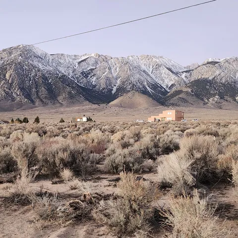 a view of mountain with sunset view