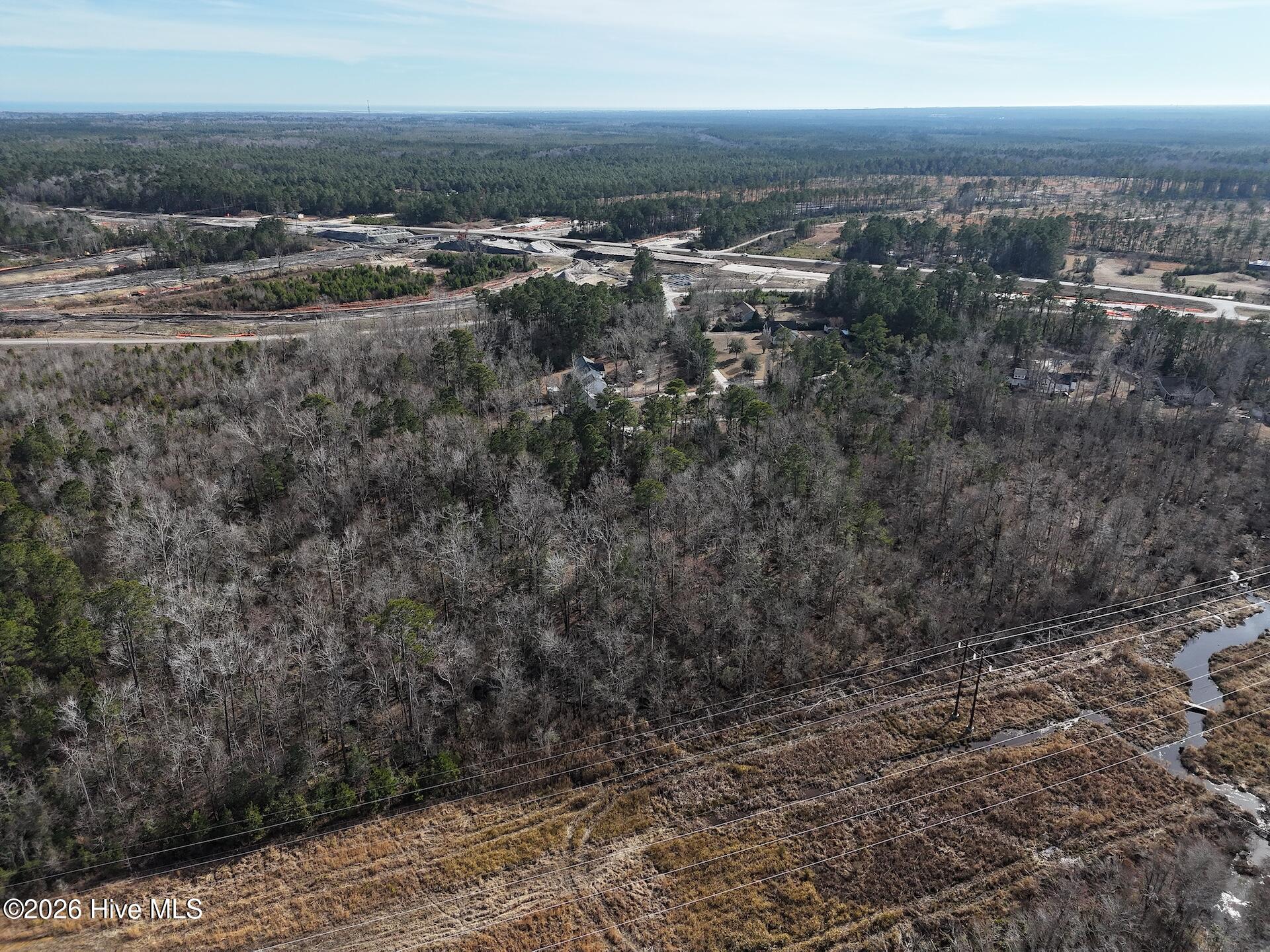 5.19-acres Winding Branch Road Hampstead, NC 28443 - Photo 3 of 14 Aerial View