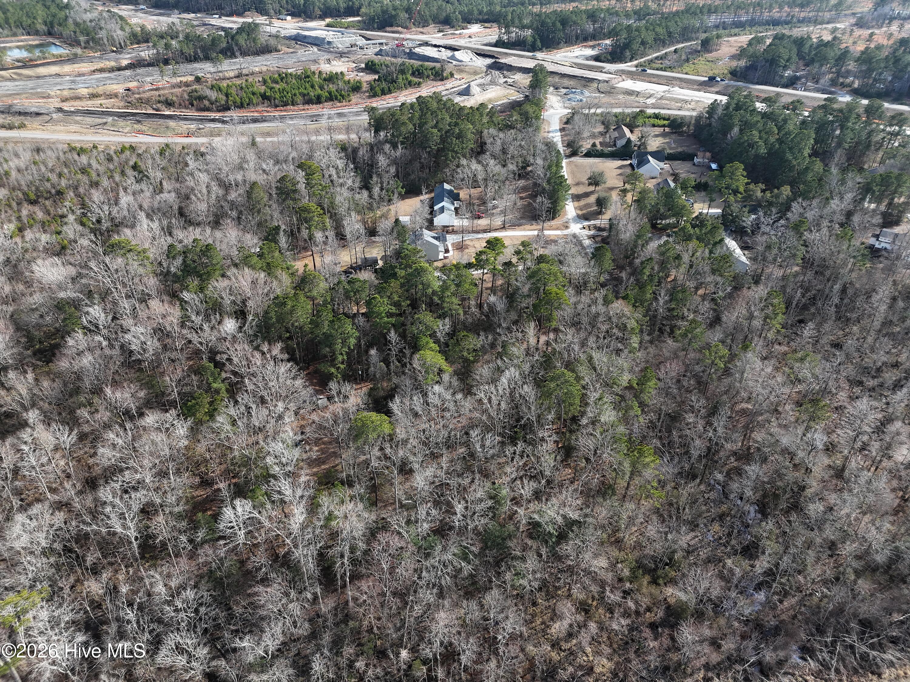 5.19-acres Winding Branch Road Hampstead, NC 28443 - Photo 5 of 14 dji_fly_20260217_150532_0156_17713587513