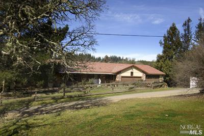 5160 Sharp Road Calistoga, CA 94515 - Photo 1 of 9 a view of a house with a yard