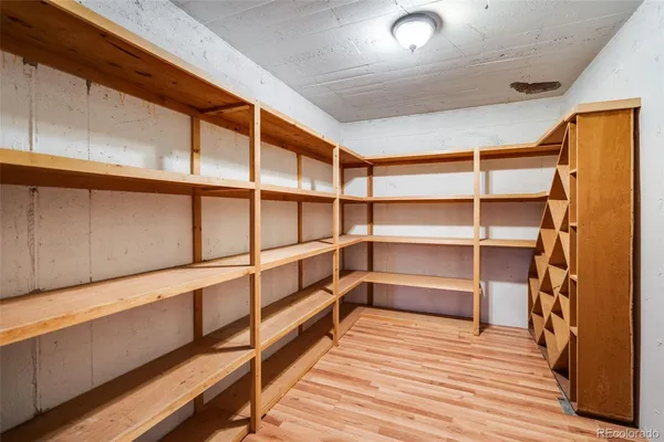 a view of a big room with an empty room