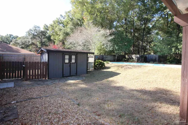 a view of a house with a outdoor space