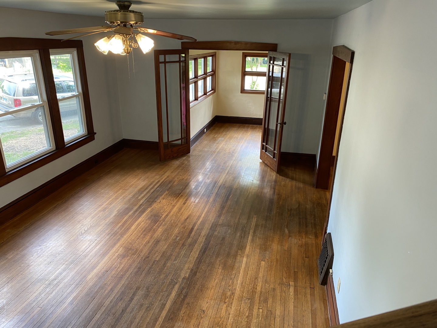 22 Payne Place Normal, IL 61761 - Photo 6 of 26 a view of entryway and hall with wooden floor
