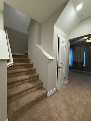 a view of entryway with a front door