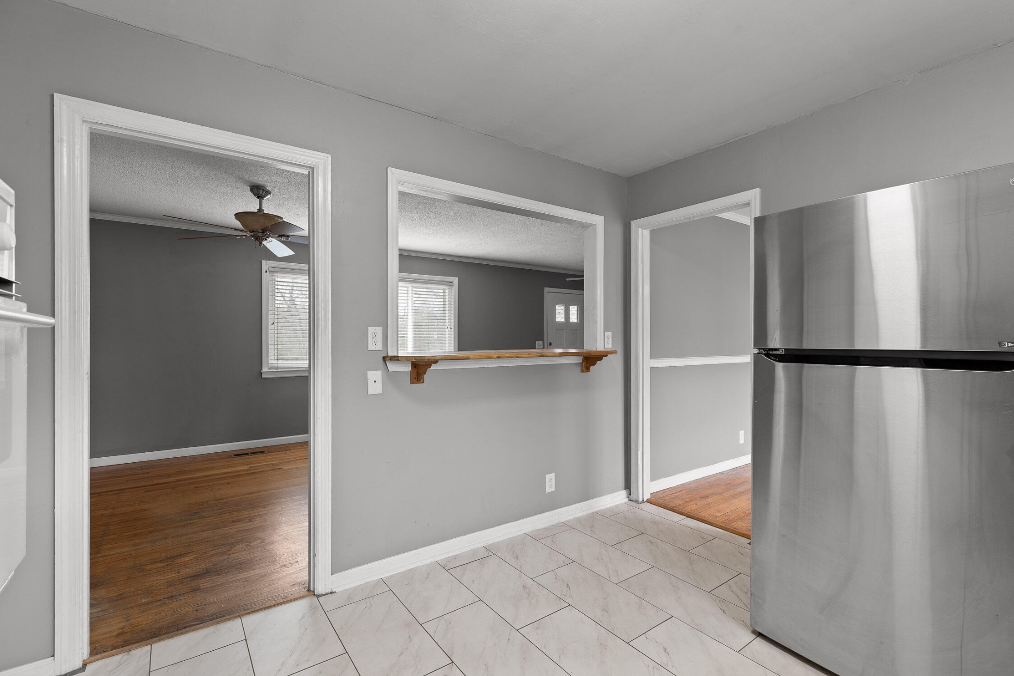 45 Virginia Avenue Rossville, GA 30741 - Photo 13 of 28 a view of a hallway with wooden floor and closet