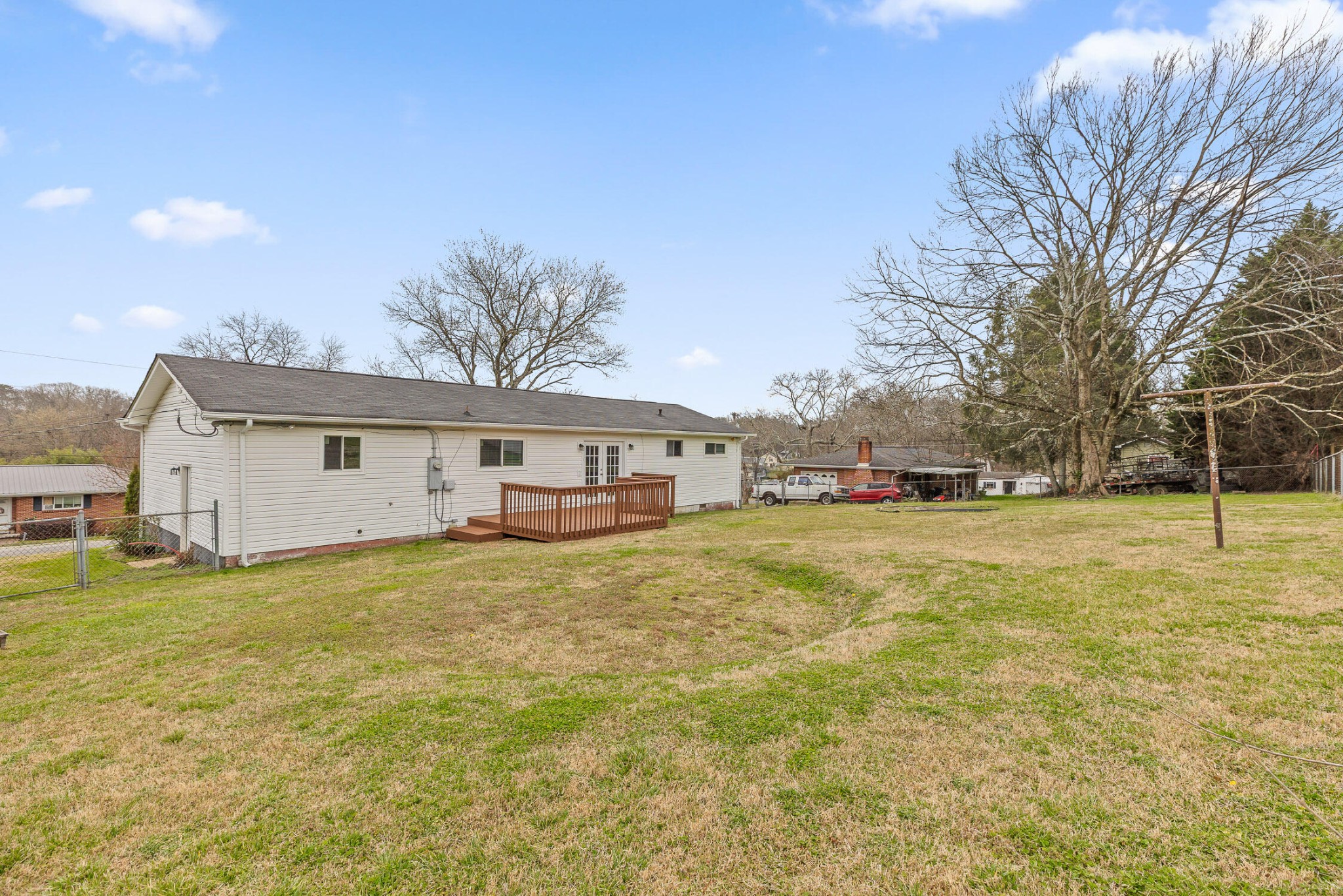 45 Virginia Avenue Rossville, GA 30741 - Photo 25 of 28 a view of a house with a yard and garage