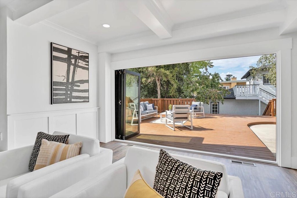 1864 Sunset Boulevard San Diego, CA 92103 - Photo 23 of 57 a living room with furniture and a floor to ceiling window