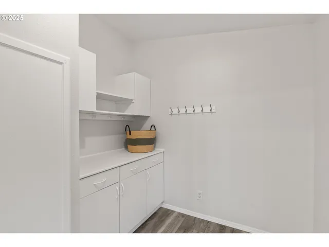 a view of storage and utility room