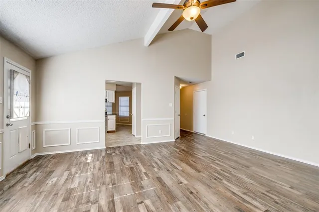 wooden floor in an empty room