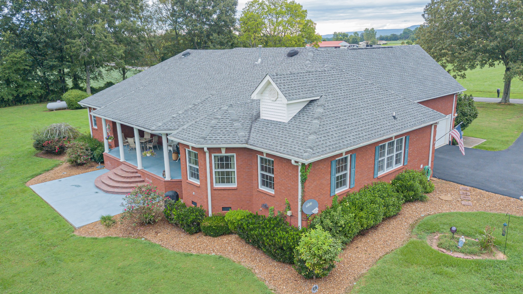 2828 Bains Road Hillsboro, TN 37342 - Photo 13 of 50 an aerial view of a house with yard porch and furniture