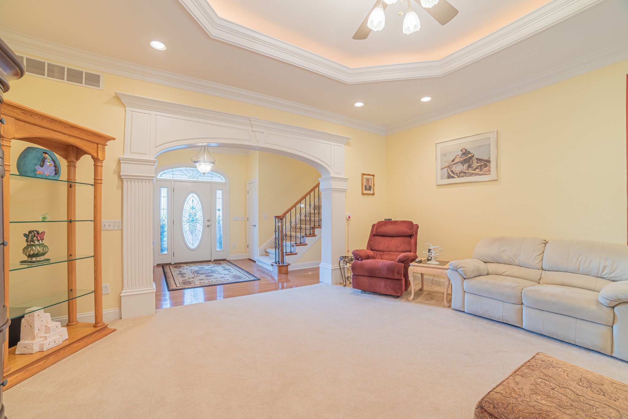 2828 Bains Road Hillsboro, TN 37342 - Photo 20 of 50 a living room with furniture a chandelier