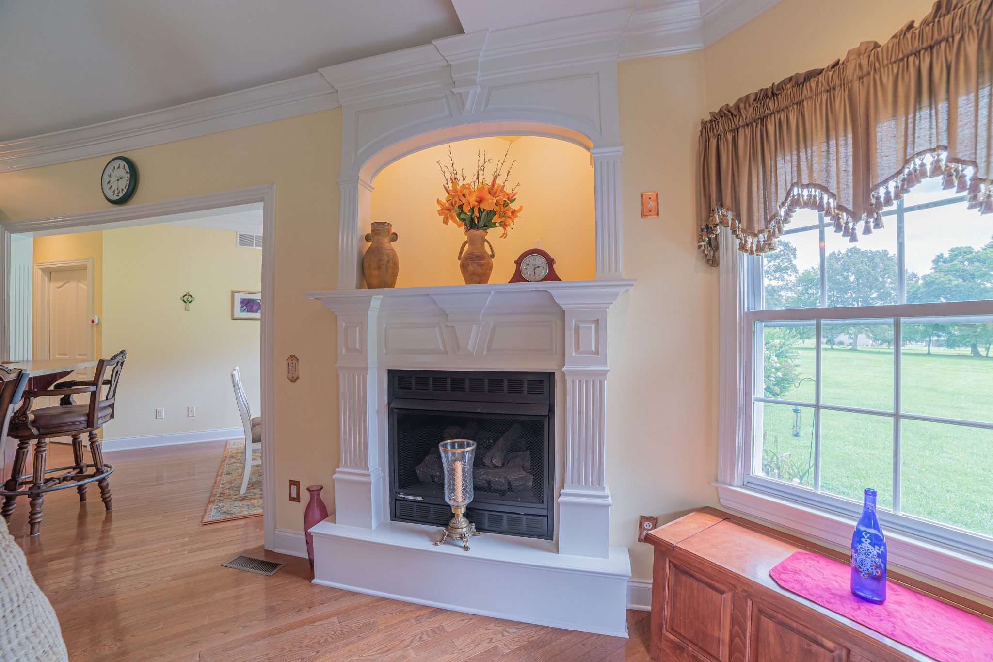 2828 Bains Road Hillsboro, TN 37342 - Photo 30 of 50 a living room with furniture and a fireplace