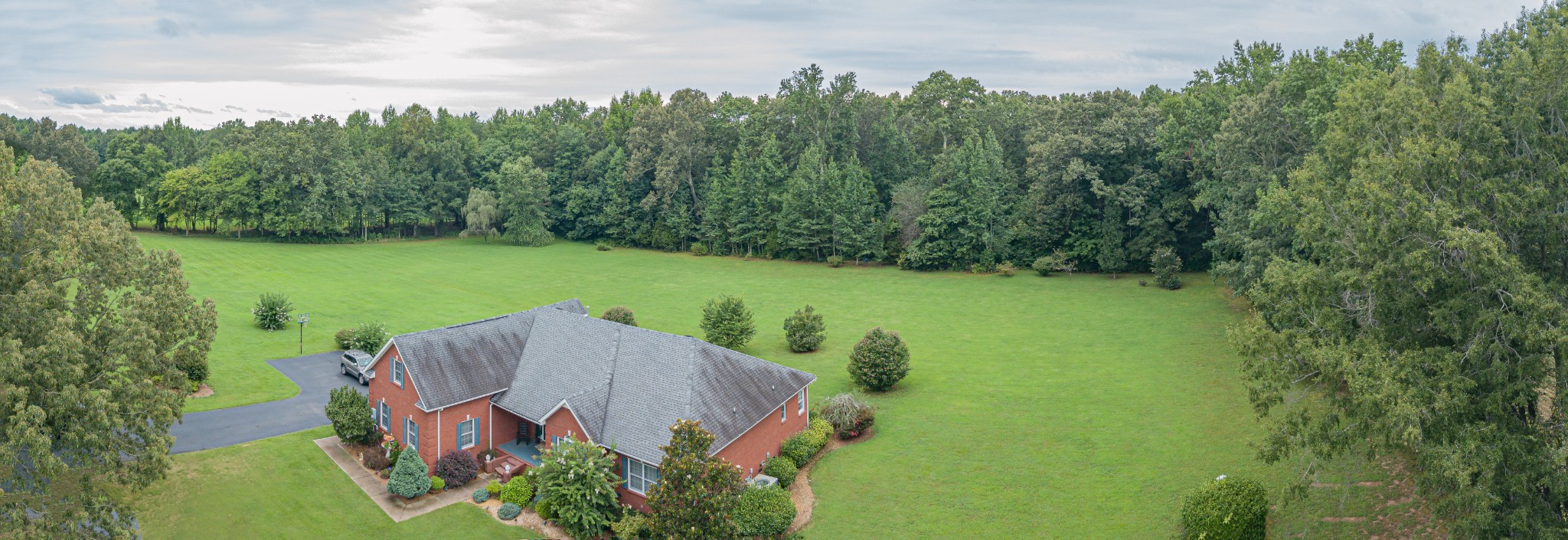 2828 Bains Road Hillsboro, TN 37342 - Photo 6 of 50 a view of a backyard with a fountain plants and large tree