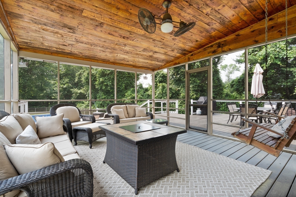 27 Pleasant Street Millis, MA 02054 - Photo 35 of 42 a view of a patio on the roof deck