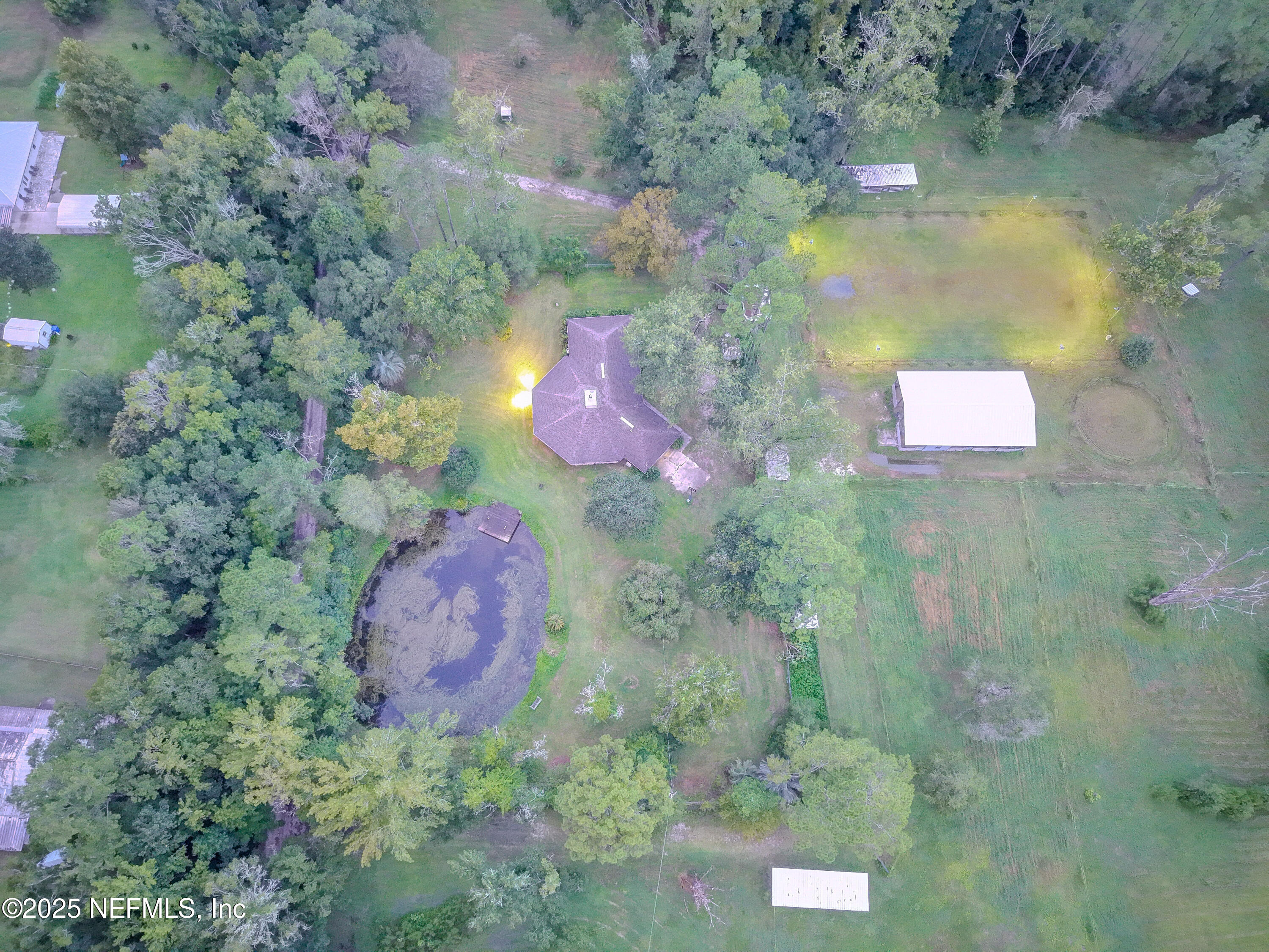 3098 Pacetti Road, Unit I St. Augustine, FL 32092 - Photo 29 of 29 a aerial view of a house with a yard