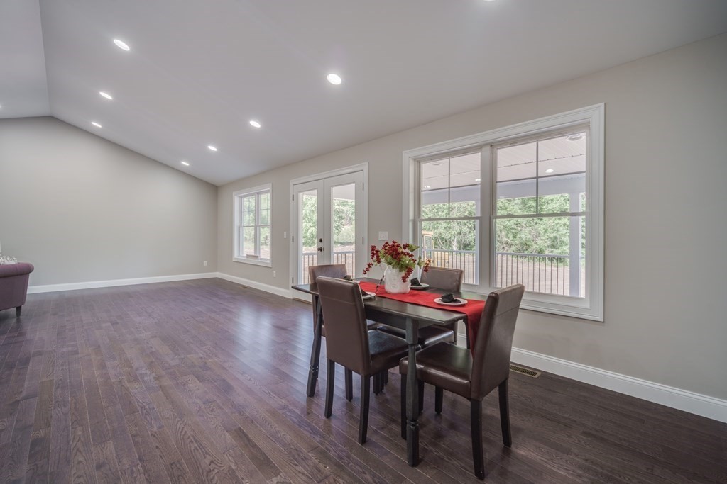 40 Mort Vining Road Southwick, MA 01077 - Photo 12 of 32 a view of a dining room with furniture and a window