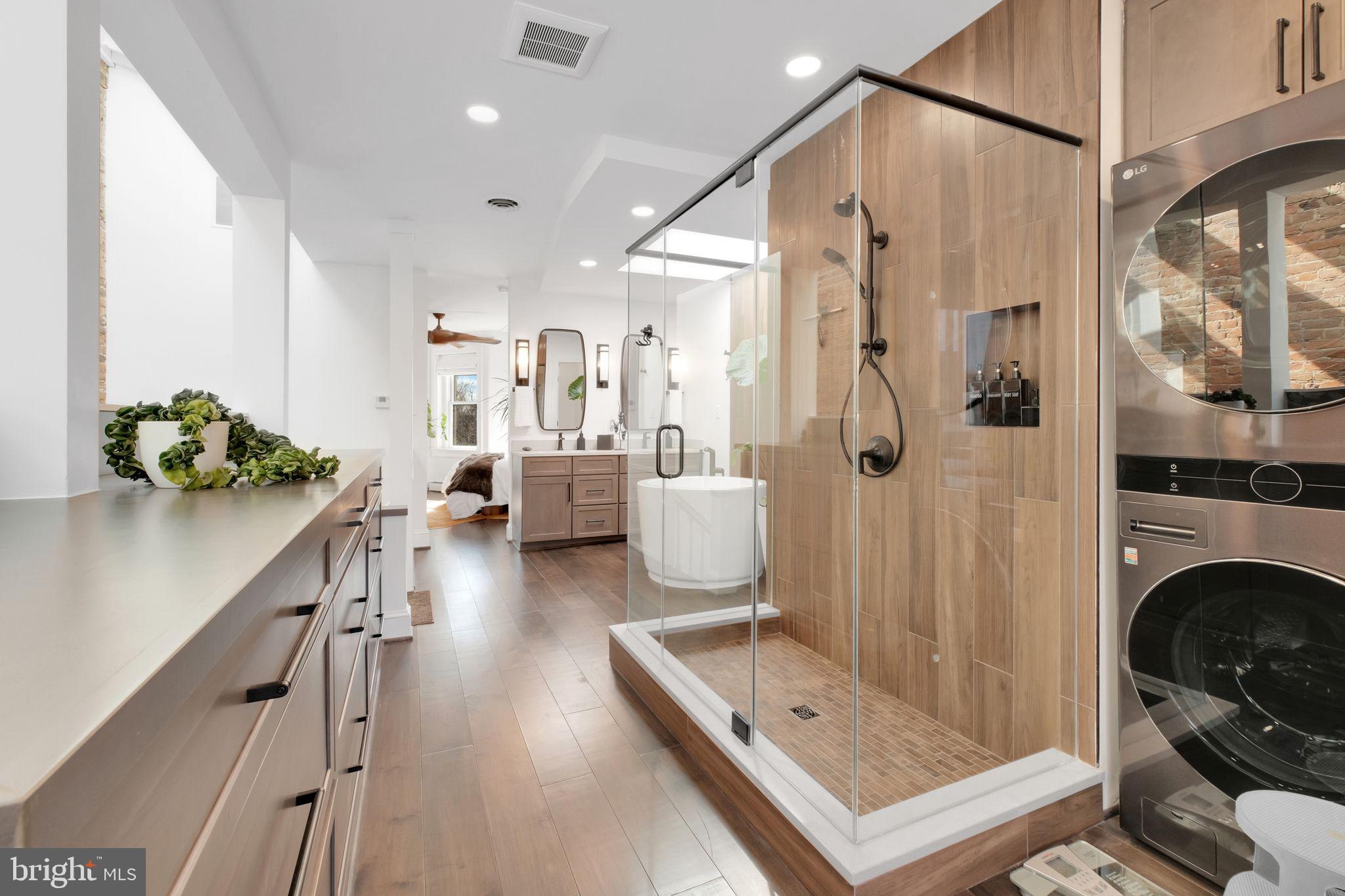 514 Seward Square Southeast Washington, DC 20003 - Photo 54 of 65 a living room with furniture and a fireplace