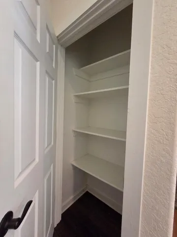 a view of walk in closet