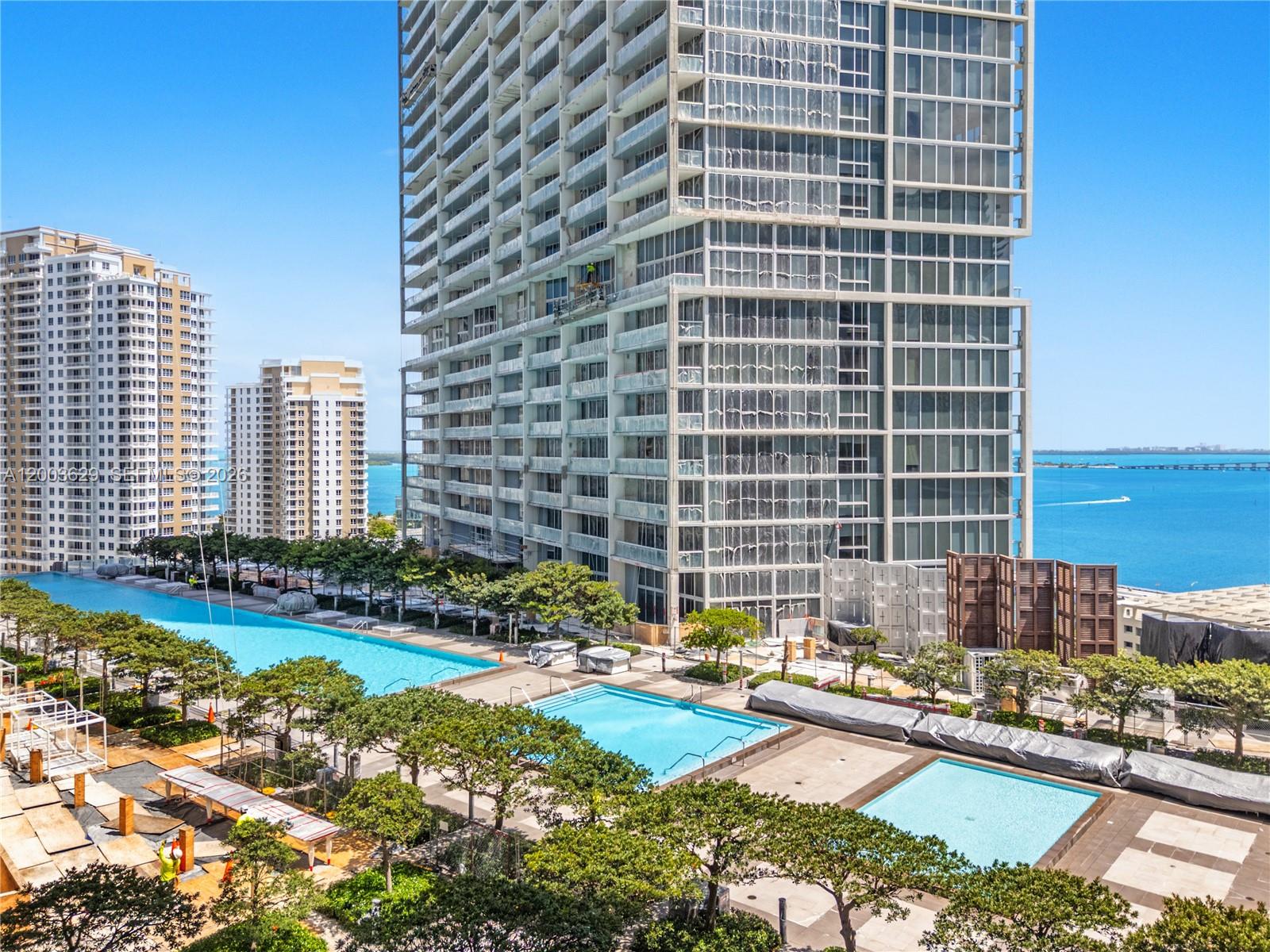 485 Brickell Avenue, Unit 4501 Miami, FL 33131 - Photo 24 of 49 a view of swimming pool with outdoor seating
