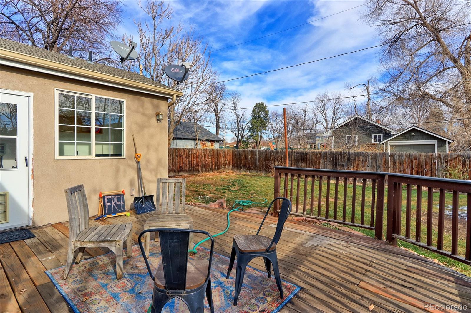 4576 Stuart Street Denver, CO 80212 - Photo 39 of 43 a view of a two chairs in the roof deck