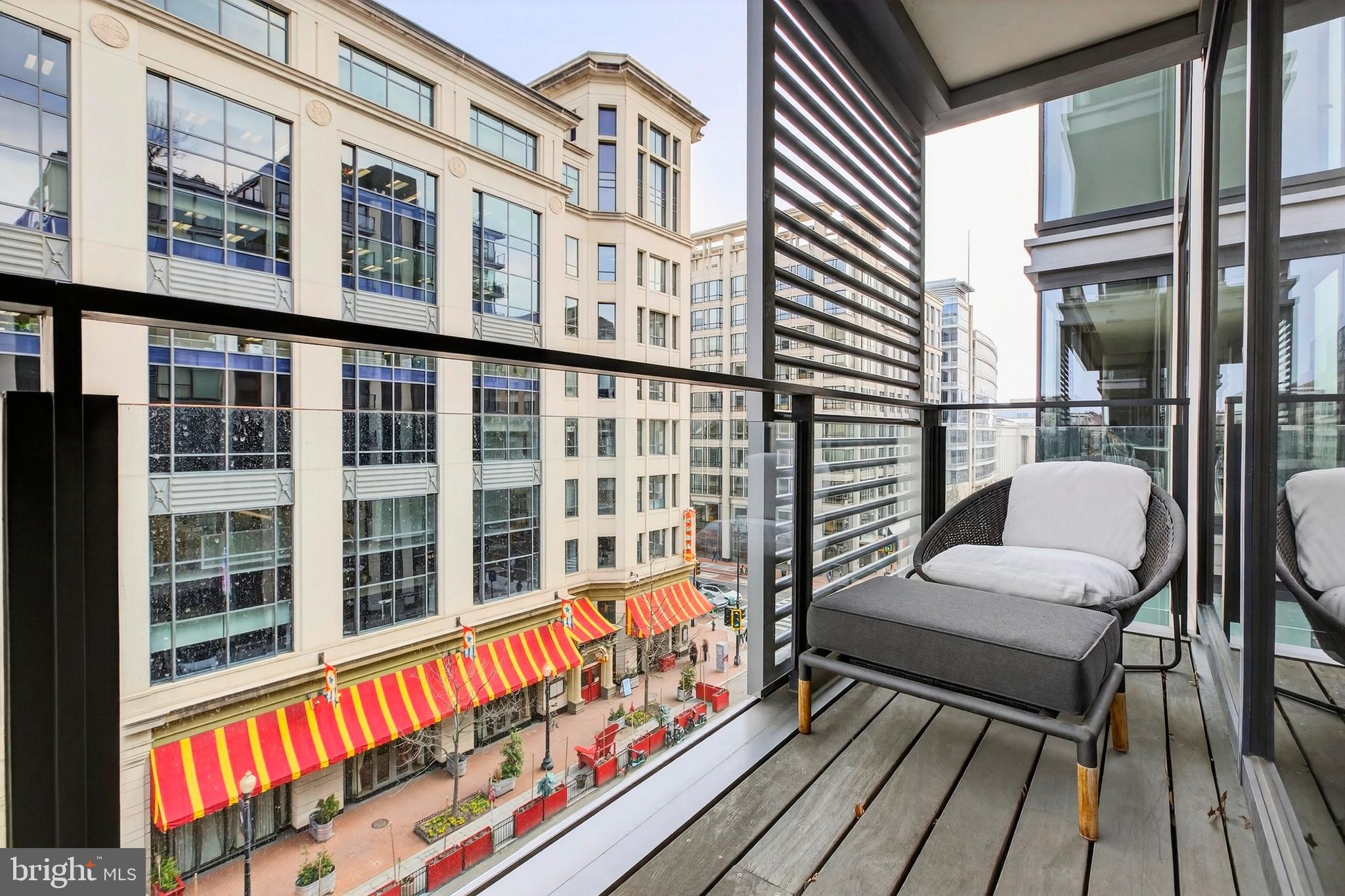 925 H Street Northwest, Unit 515 Washington, DC 20001 - Photo 16 of 57 South End of Expansive Balcony South