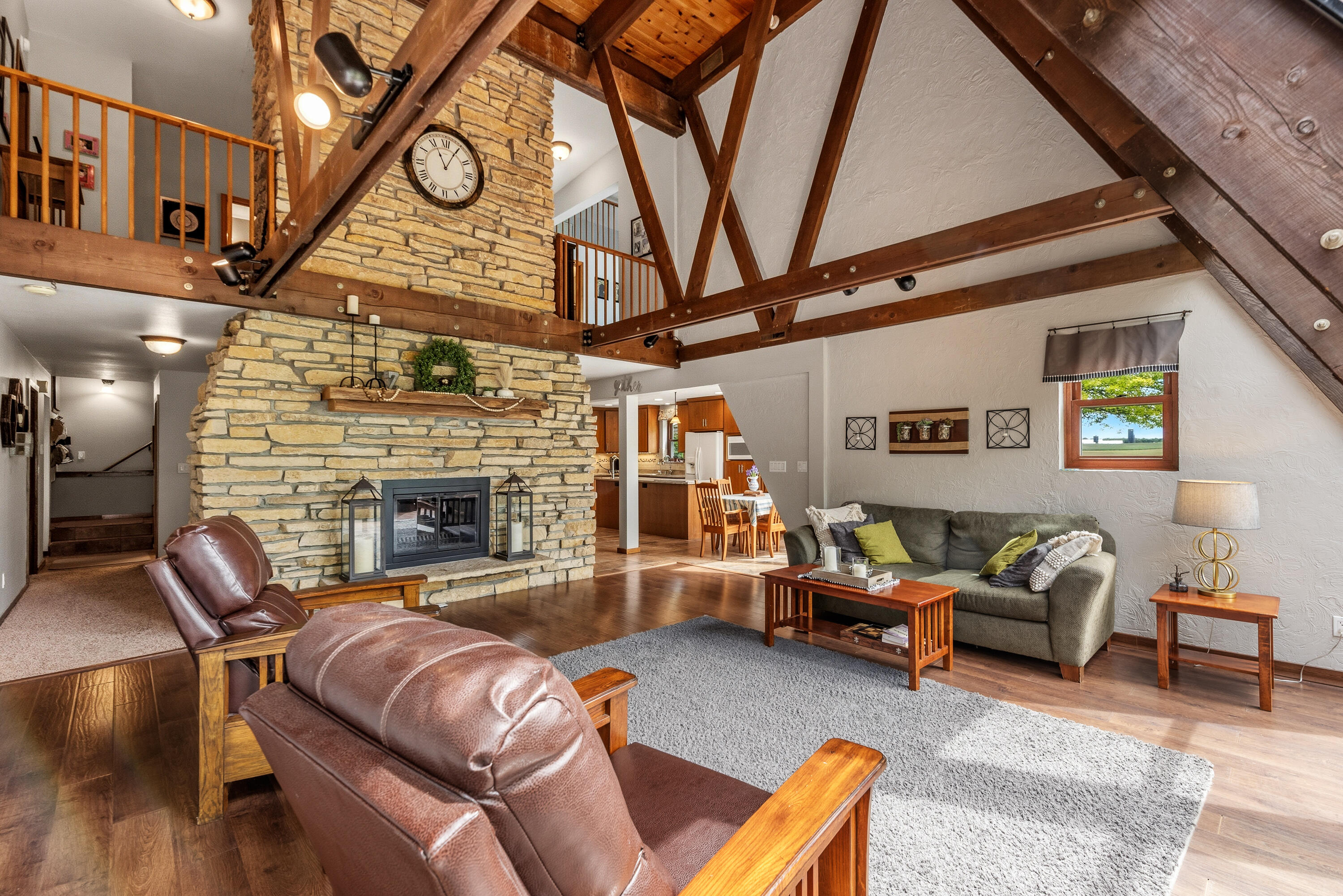 2953 Kettle Moraine Road Hartford, WI 53027 - Photo 29 of 58 Great Room w/ Massive Ceilings