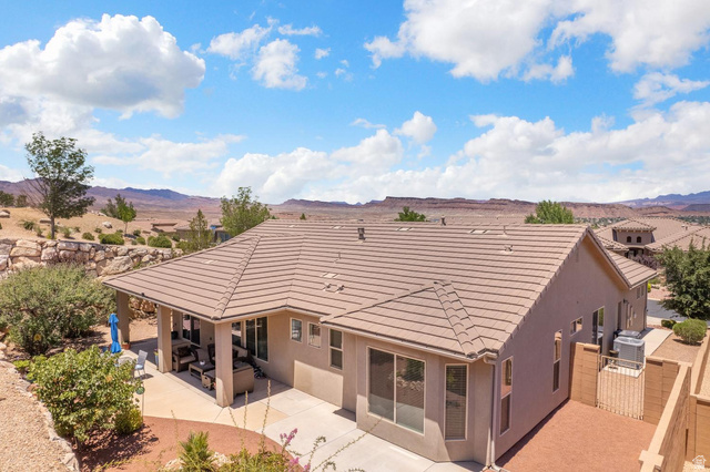 1587 Whitestone Drive St. George, UT 84790 - Photo 2 of 36 Terracotta tile roof and stucco exterior