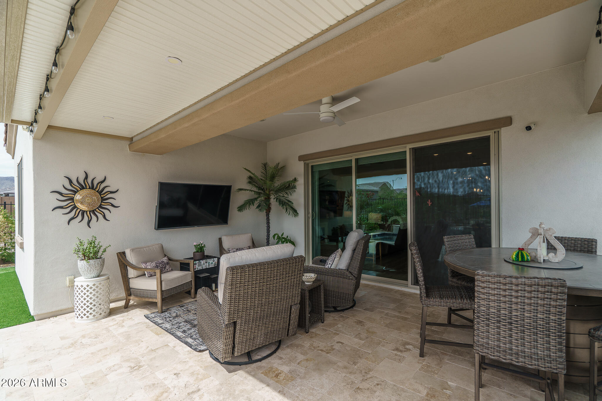 20627 West Rancho Drive Buckeye, AZ 85396 - Photo 32 of 82 a living room with furniture and a flat screen tv
