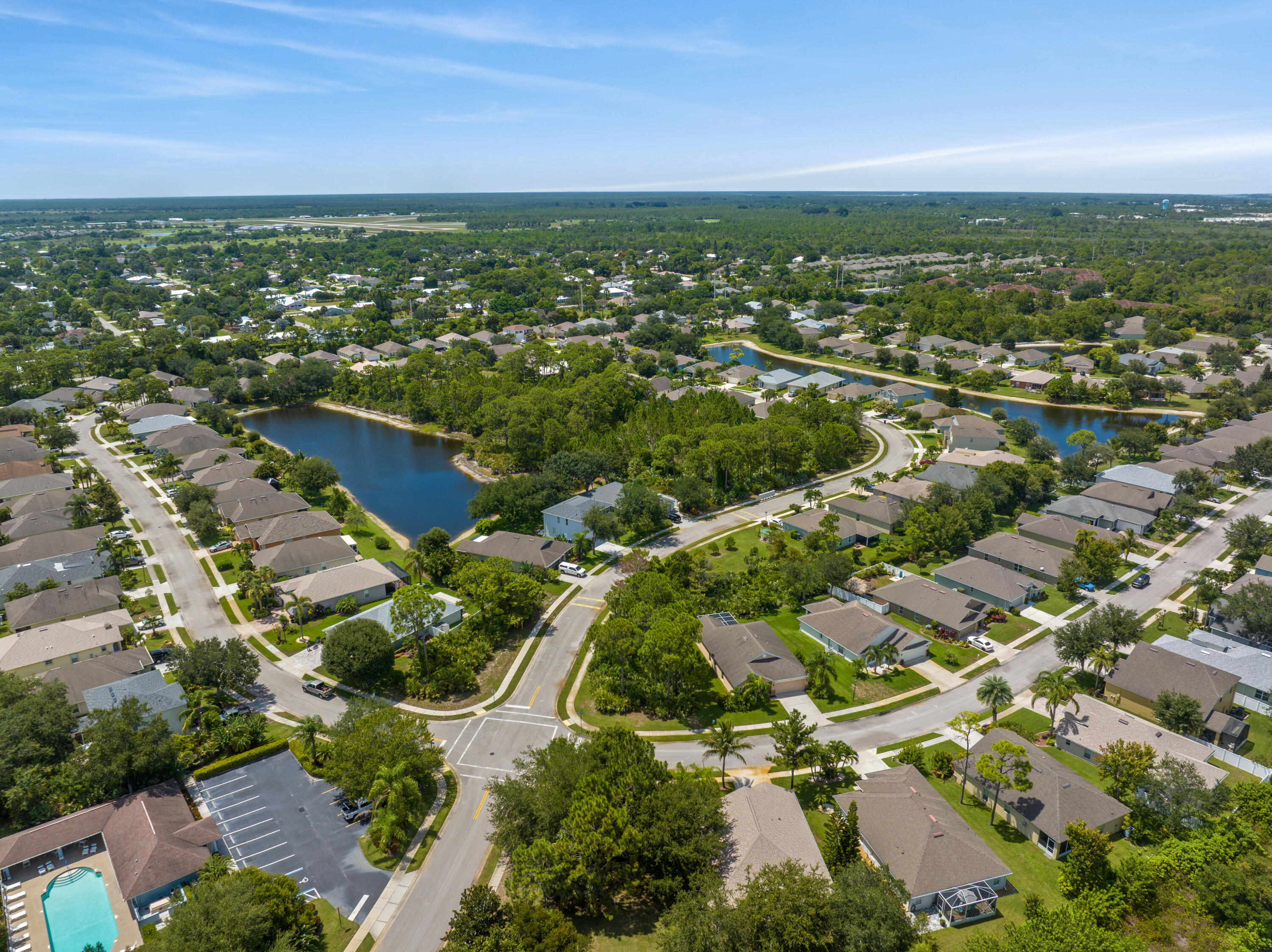 110 Briarcliff Circle Sebastian, FL 32958 - Photo 41 of 42 an aerial view of residential houses with outdoor space