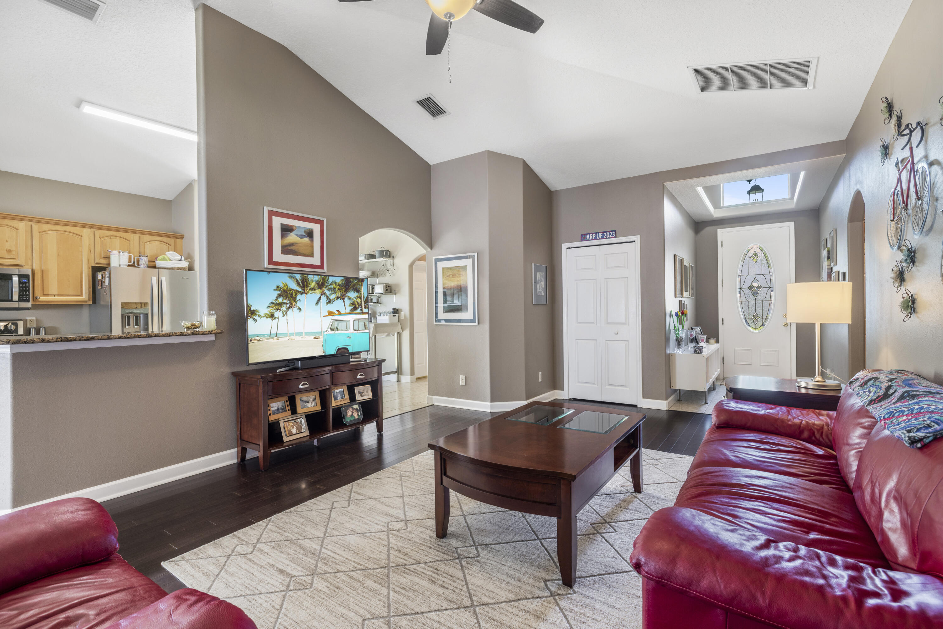 110 Briarcliff Circle Sebastian, FL 32958 - Photo 5 of 42 a living room with furniture and a flat screen tv