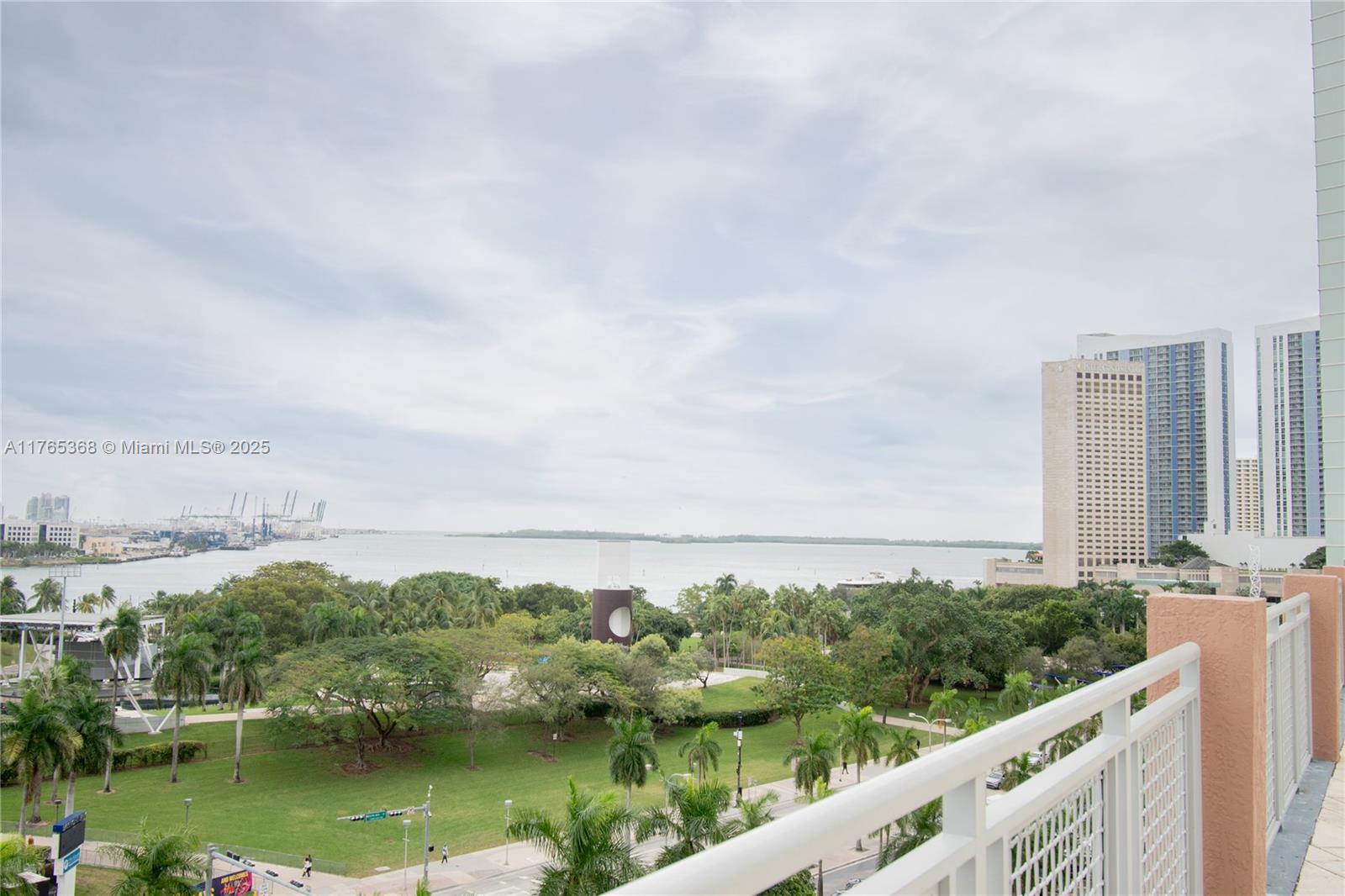 Miami Central Business District Miami, FL 33132 - Photo 15 of 23 a view of a city from a balcony