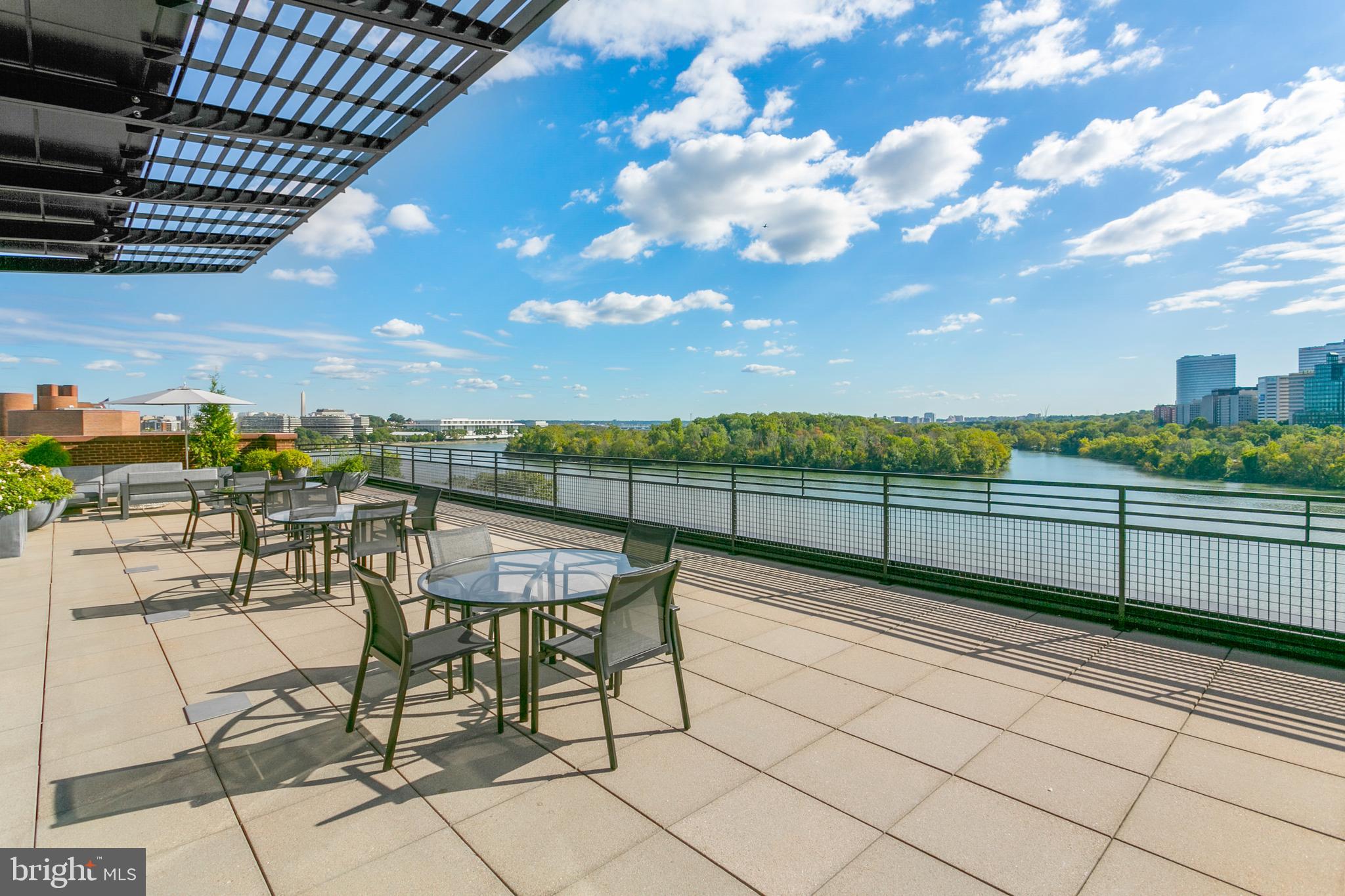 3303 Water Street Northwest, Unit 3B Washington, DC 20007 - Photo 16 of 25 a view of a terrace