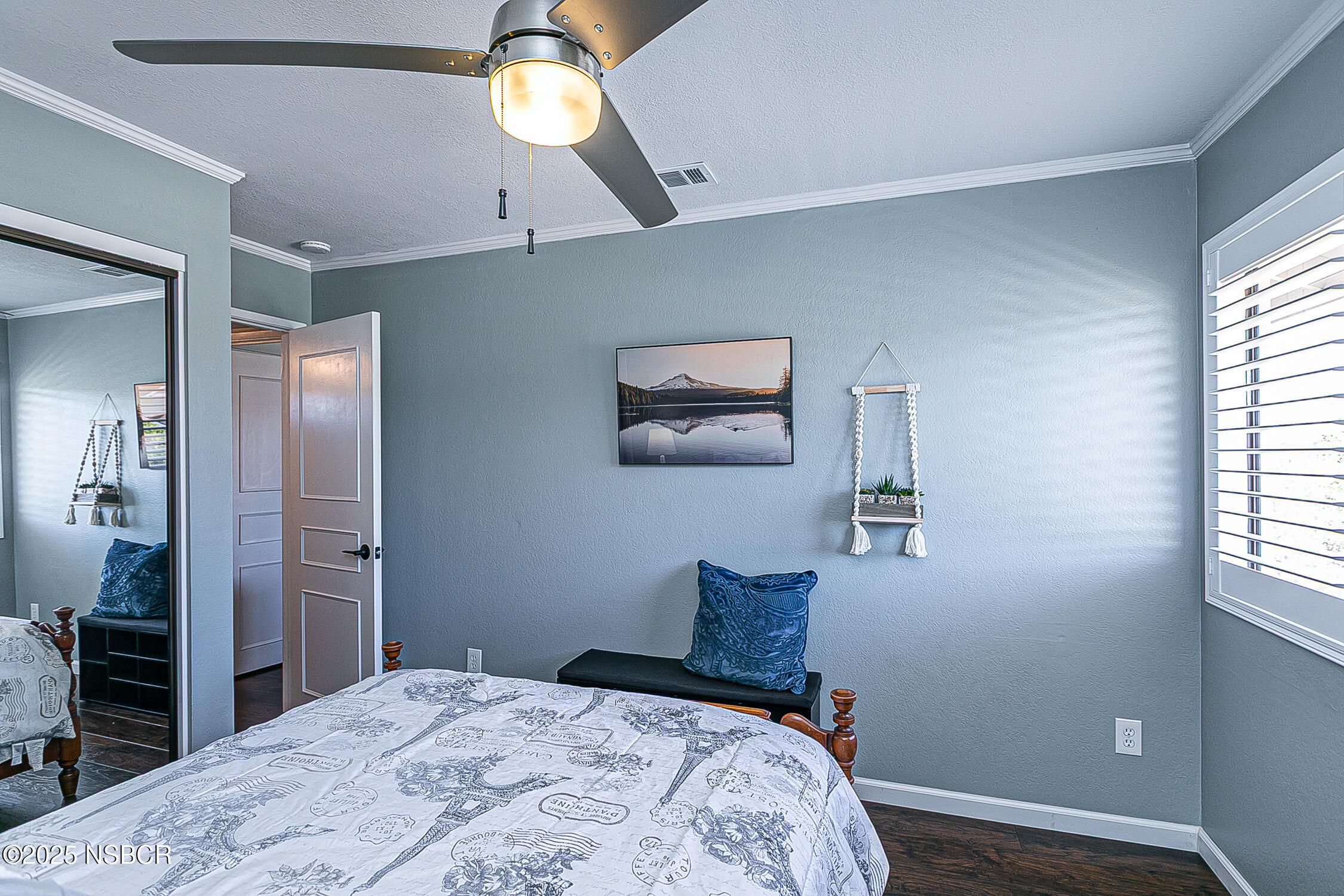 1193 Sumner Place, Unit C Santa Maria, CA 93455 - Photo 16 of 22 a bedroom with a bed and a window