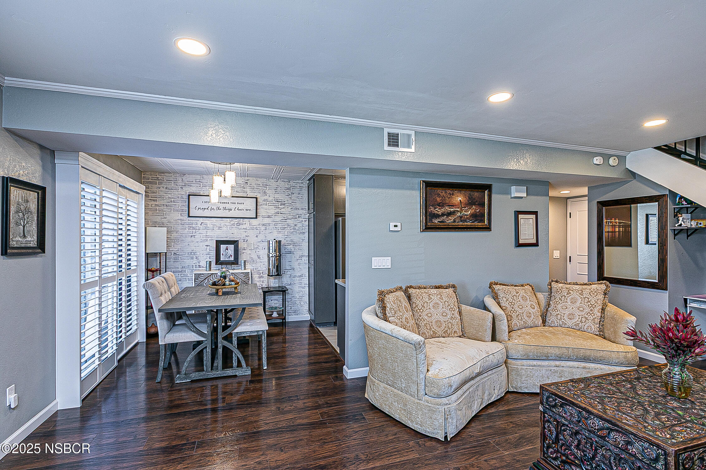 1193 Sumner Place, Unit C Santa Maria, CA 93455 - Photo 7 of 22 a living room with furniture and wooden floor