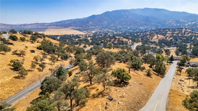a view of city and mountain