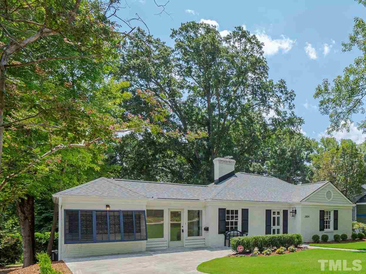 2804 Anderson Drive Raleigh, NC 27608 - Photo 2 of 23 a front view of a house with garden