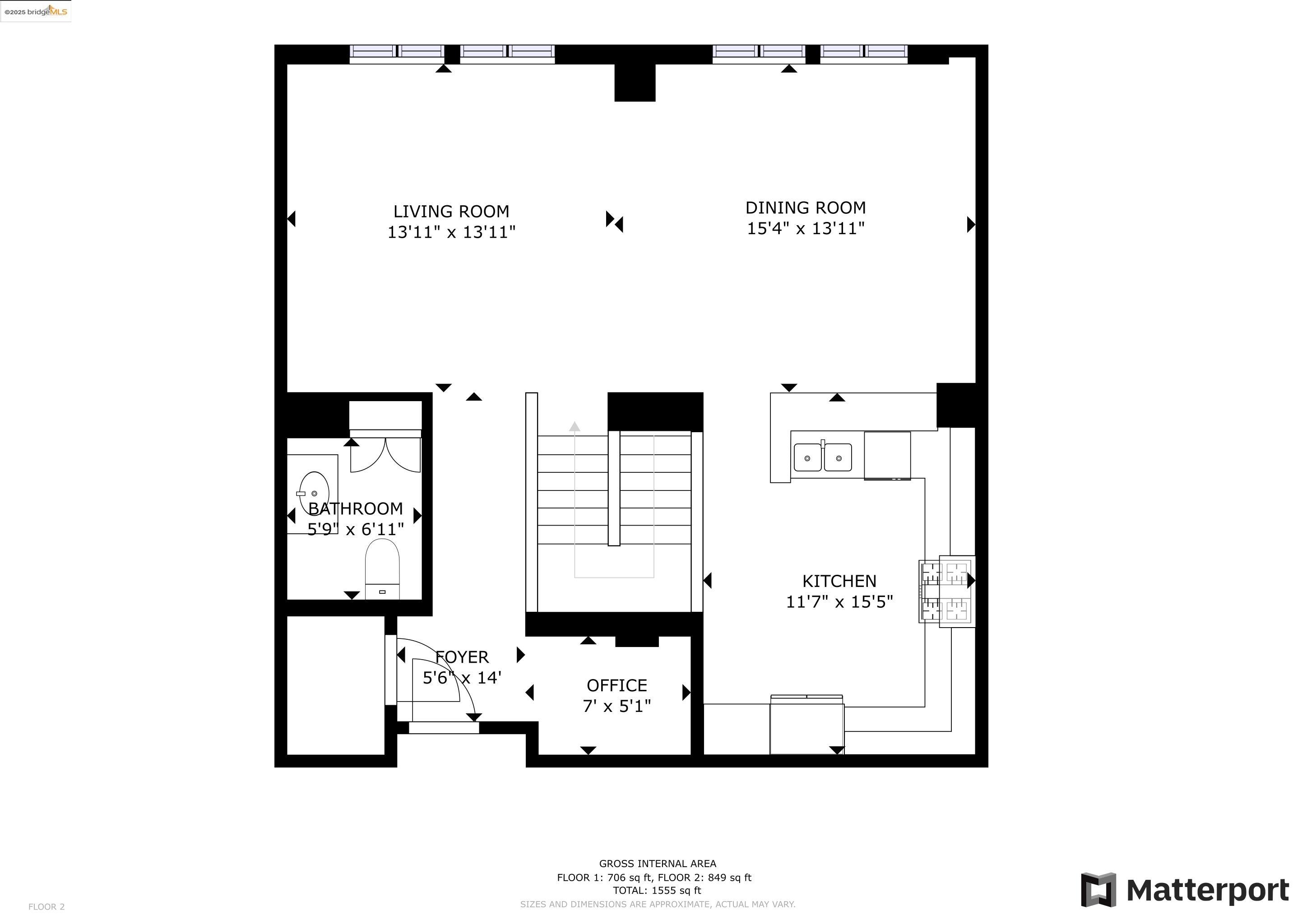 438 West Grand Avenue, Unit 422 Oakland, CA 94612 - Photo 51 of 52 View of room layout