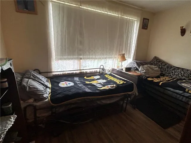 a room with a couch and a table