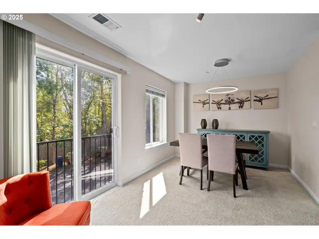 a outdoor living space with furniture and a window