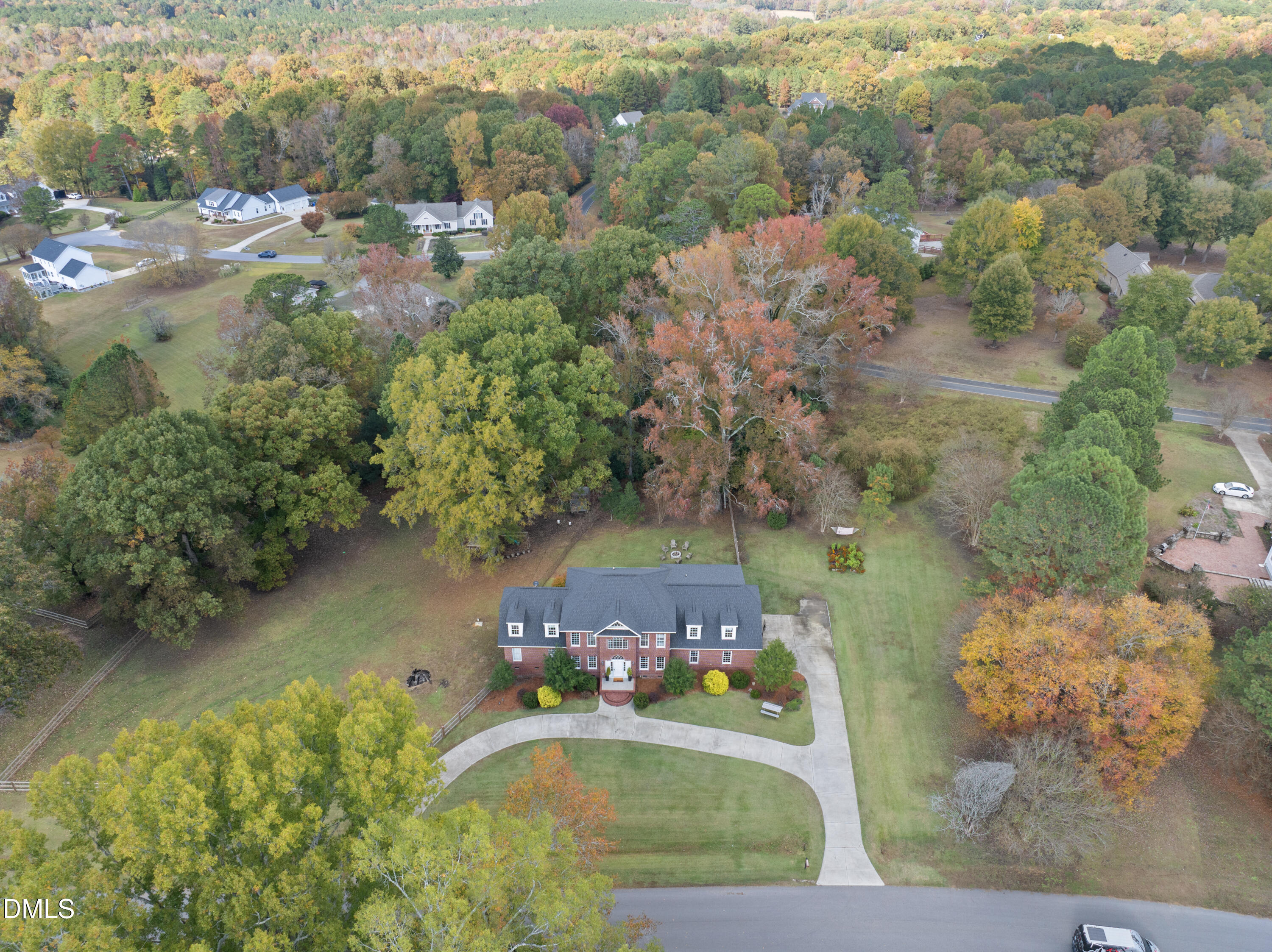 72 Clover Ridge Angier, NC 27501 - Photo 2 of 47 an aerial view of a house with a yard
