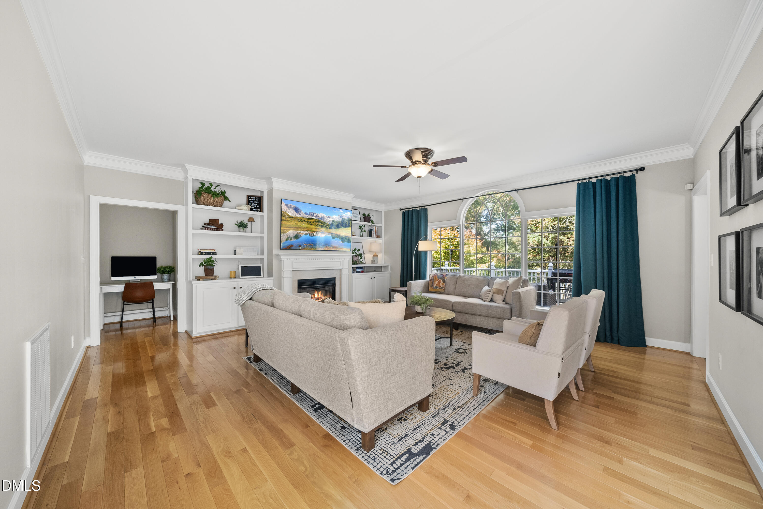 72 Clover Ridge Angier, NC 27501 - Photo 7 of 47 a living room with furniture and a large window