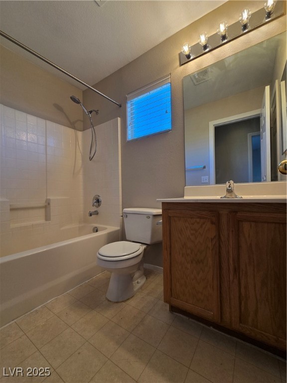 9560 Parker Springs Court Las Vegas, NV 89166 - Photo 28 of 37 Full bath featuring tub / shower combination, vanity, and light tile patterned floors