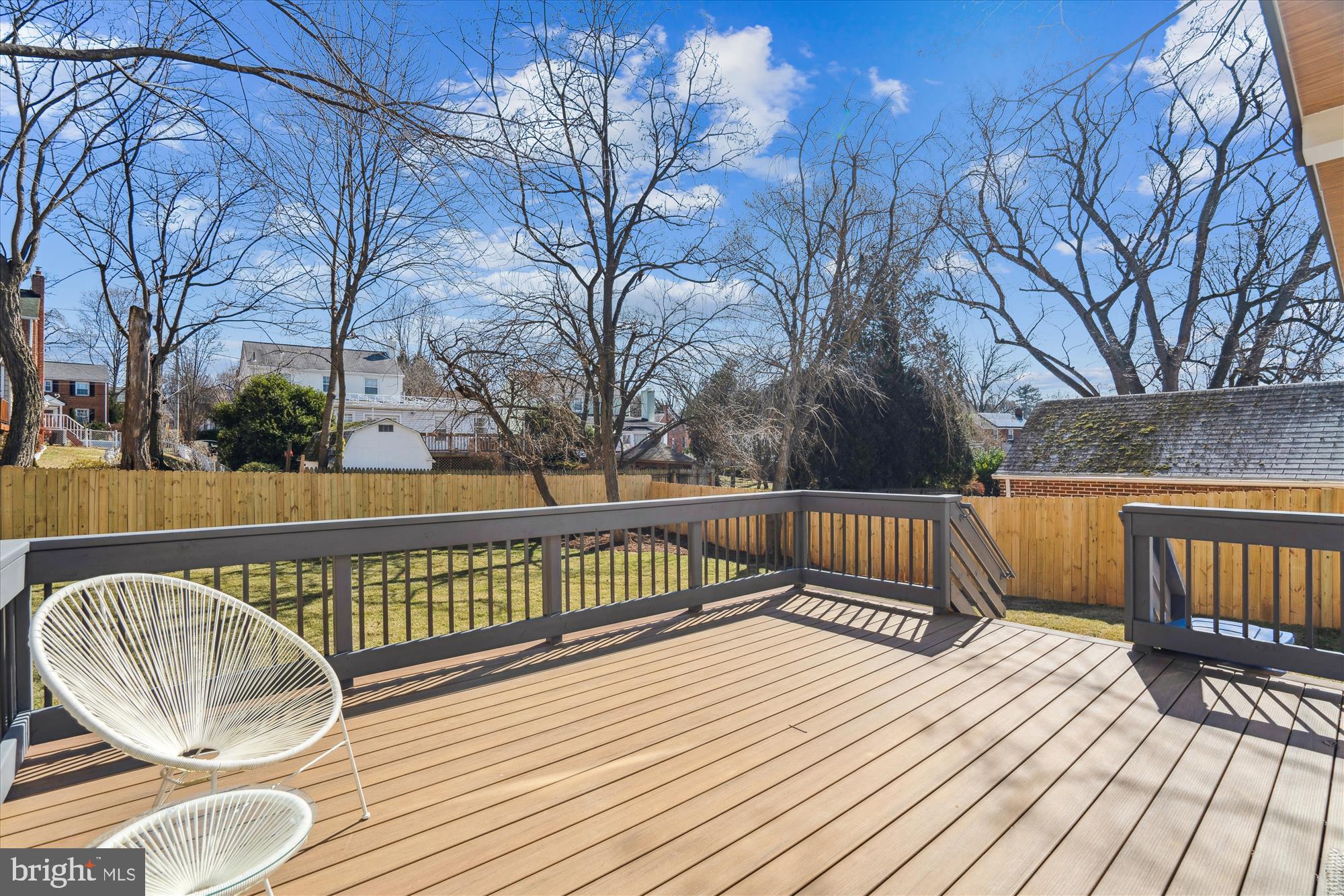 10011 Sidney Road Silver Spring, MD 20901 - Photo 35 of 35 a view of balcony with wooden floor and outdoor seating