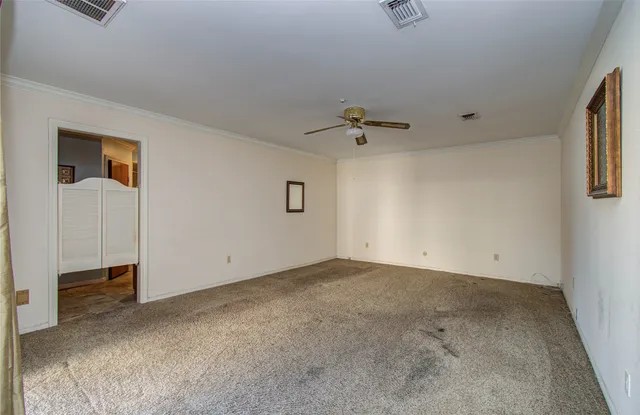 a view of an empty room